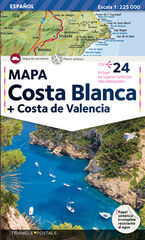 Costa Blanca, mapa Costa Blanca, mapa