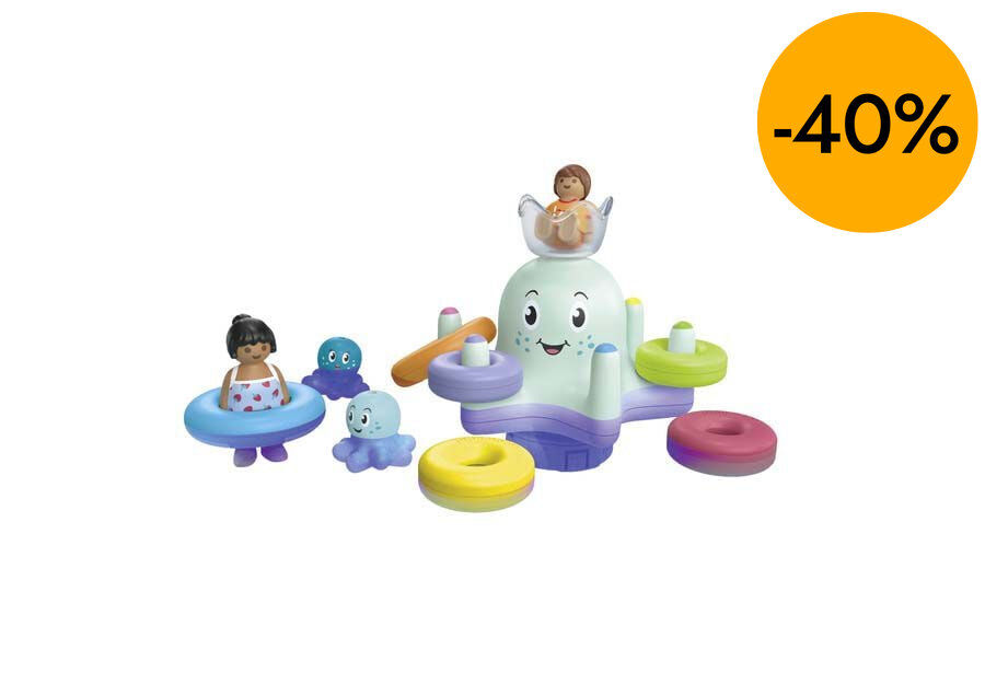 Playmobil Junior Tint&iacute;n Pulpo de Colors 71438