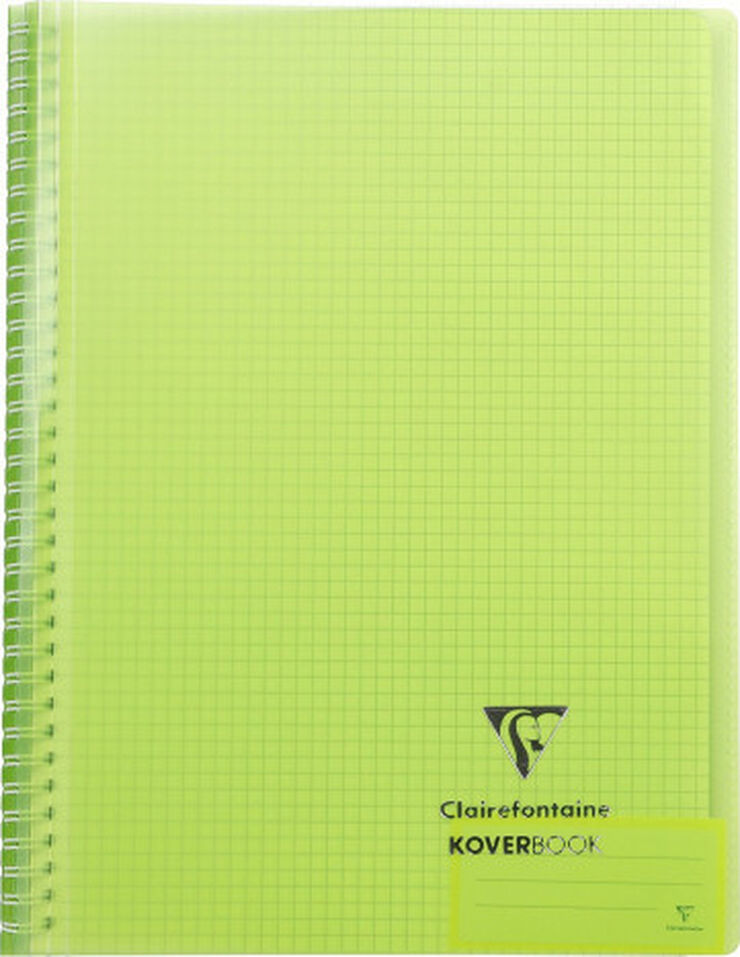 Llibreta espiral Clairefontaine Koverbook A4 160 fulls 5x5