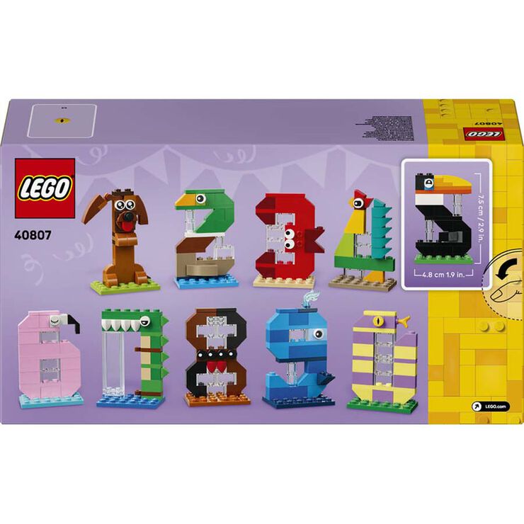 LEGO&reg; Iconic N&uacute;meros de Cumplea&ntilde;os 40807