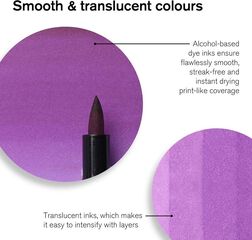 Retoladors Promaker Brush Winsor & Newton tons rics 6 colors