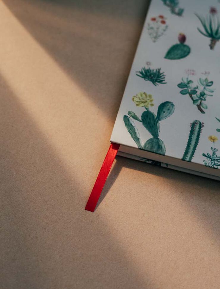 Libreta Artesanal A5 Kokonote Botanical Cacti and Succulents