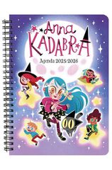 Agenda escolar Anna Kadabra sem/vista castellano 2025-26
