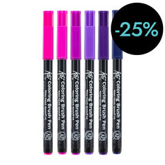 Retoladors Brush Koi galaxy 6 colors