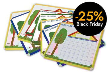 Calendario Magnético 600x550 mm Inglés Henbea