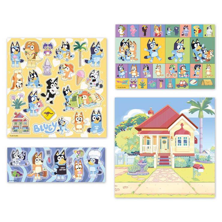 Set Adhesivos Bluey