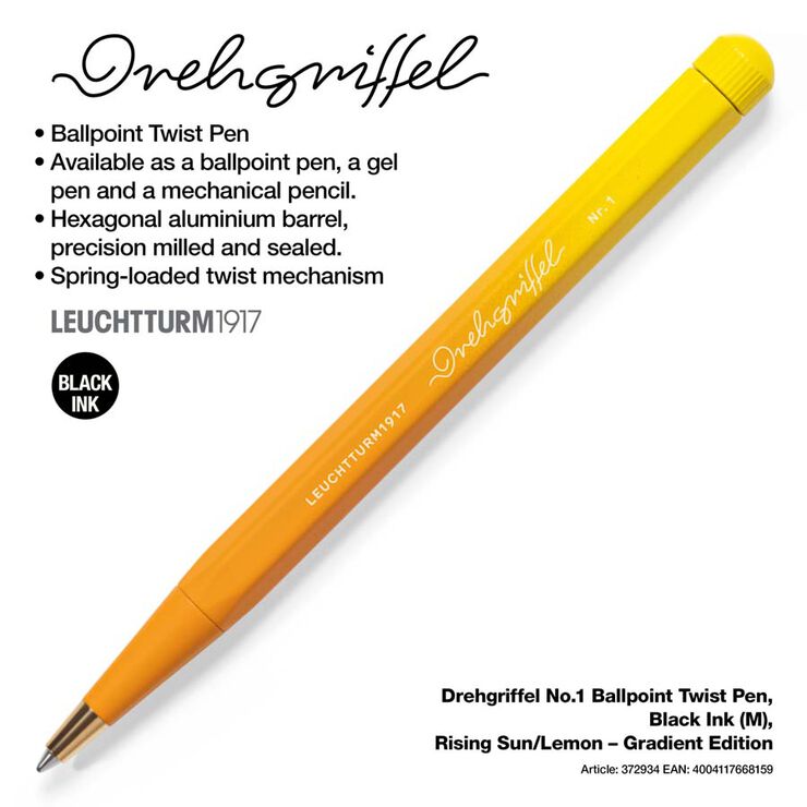 Bolígrafo Drehgriffel No.1 Gradient Edition sun/lemon