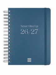 Agenda Escolar Finocam Cosmoflex 1/4 D&iacute;a/P&aacute;gina Castellano 2026-27 Azul
