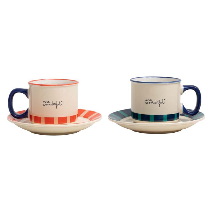 Set 2 Tazas Espresso Mr.Wonderful