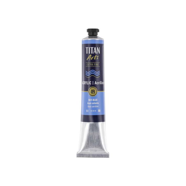 Pintura acrílica Titan 60ml azul cielo