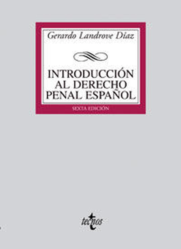 Introducción al Derecho Penal español