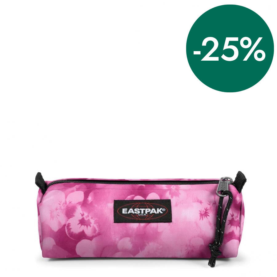 Estuche Eastpak Benchmark Flower Blur pink