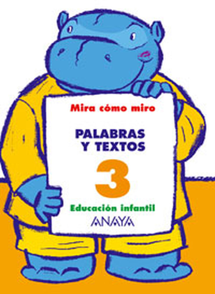 Palabras Y Textos 3 Infantil