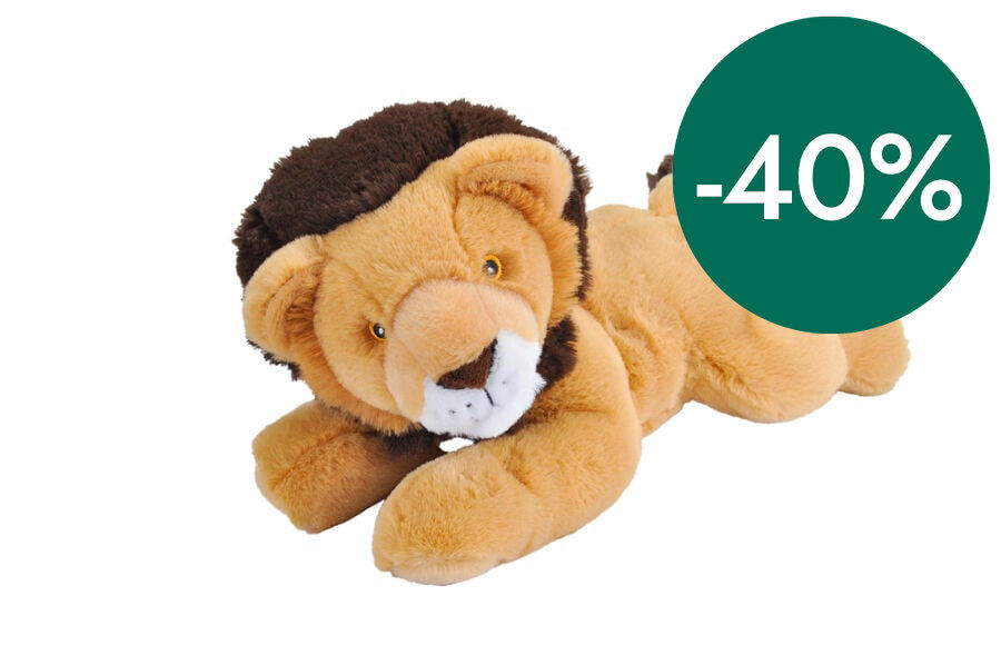 Peluche Le&oacute;n Ecokins 30 cm
