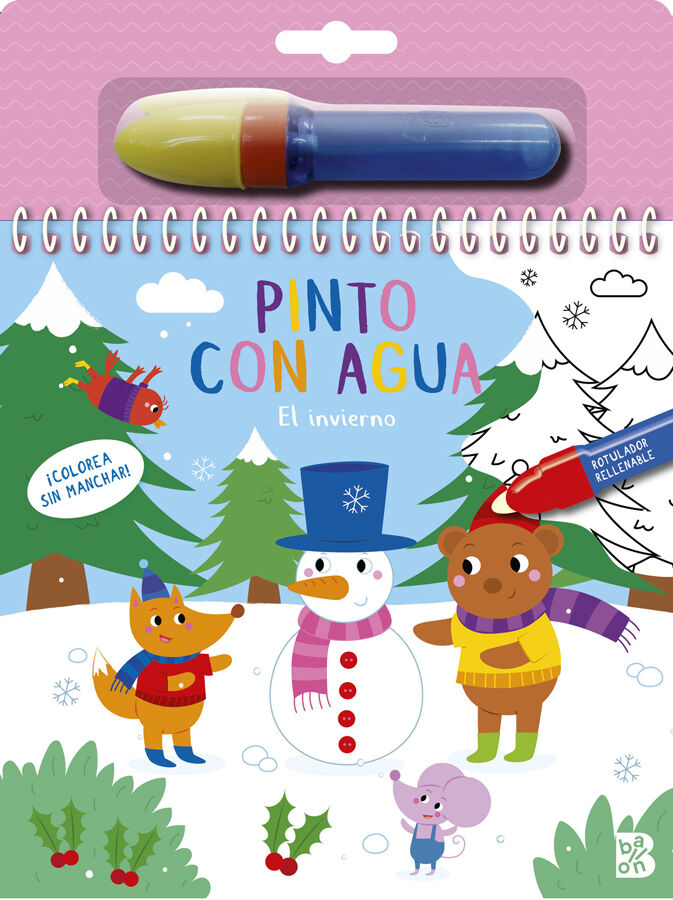 Pinto con agua - El invierno