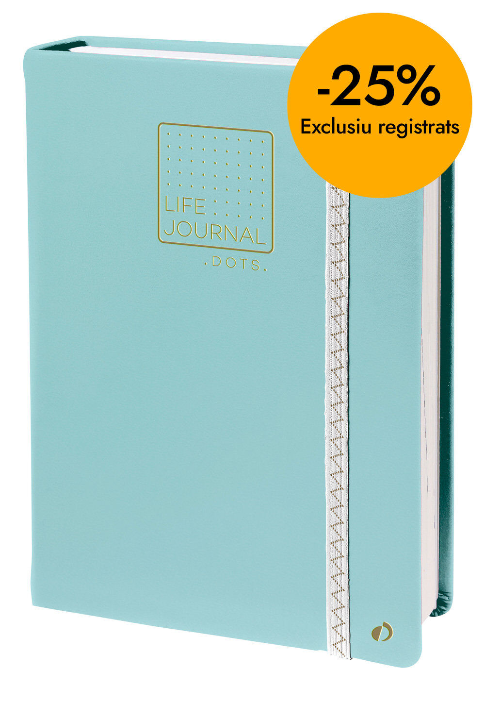 Diari Agenda Bullet Journal A5 Quo Vadis Dots Turquesa
