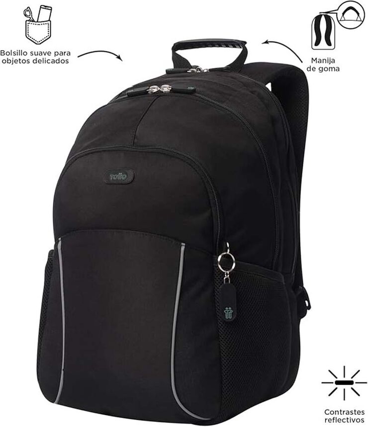 Motxilla PC Totto Cambri negre