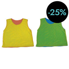 Chaleco reversible bicolor niña/niño