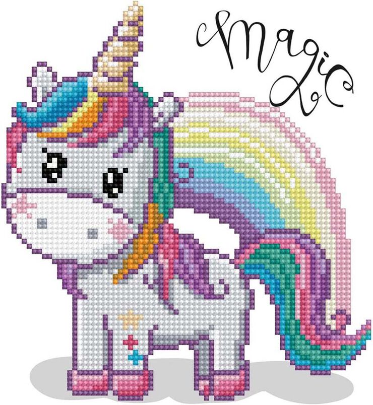 Diamond Dotz Unicornio Rainbow