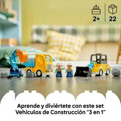 LEGO® DUPLO Town Vehículos de Construcción “3 en 1” 10475