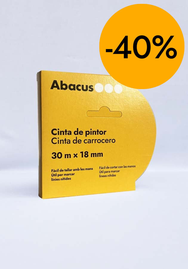 Cinta de pintor Abacus 18mmx30m