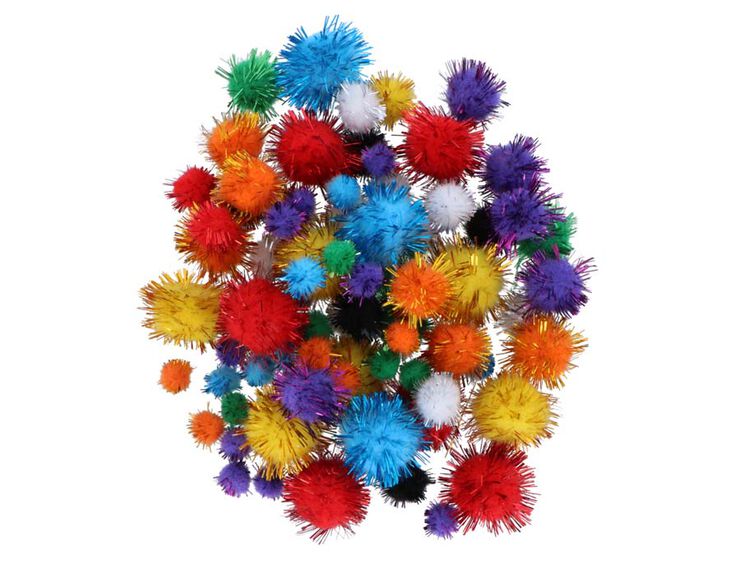 Pompons brillants 78u