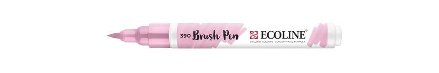 Rotulador Ecoline Brush Pen rosa pastel 390