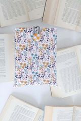 Funda de Llibre Drapets Flor Lila interior mostassa