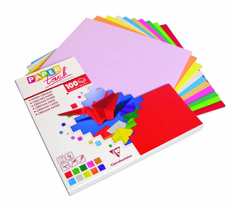 Papel de colores para Origami Clairfontaine 200x200 mm