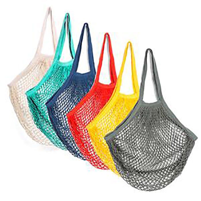 Bolsa de algod&oacute;n rejilla