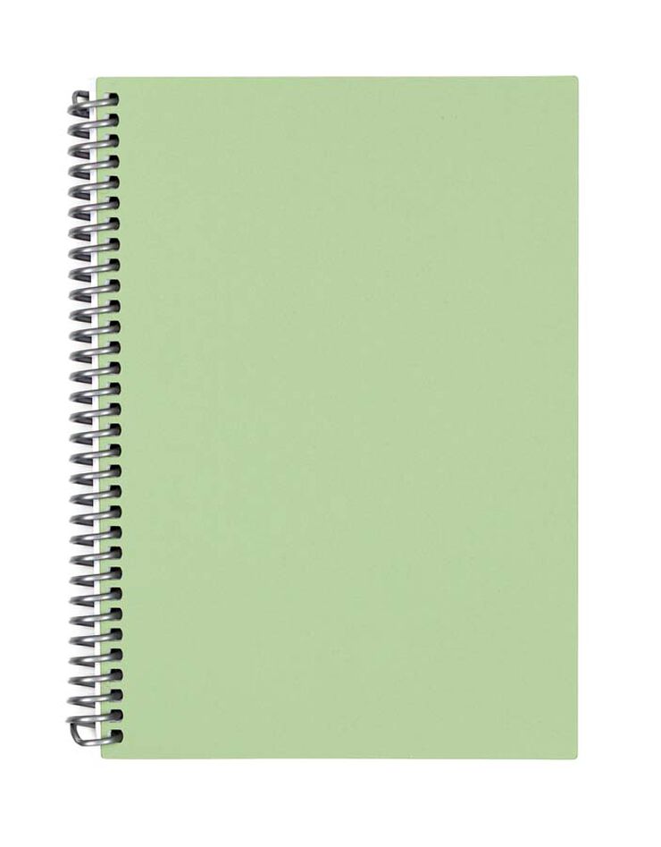 Libreta espiral A5 Carchivo 80 F Metal verde
