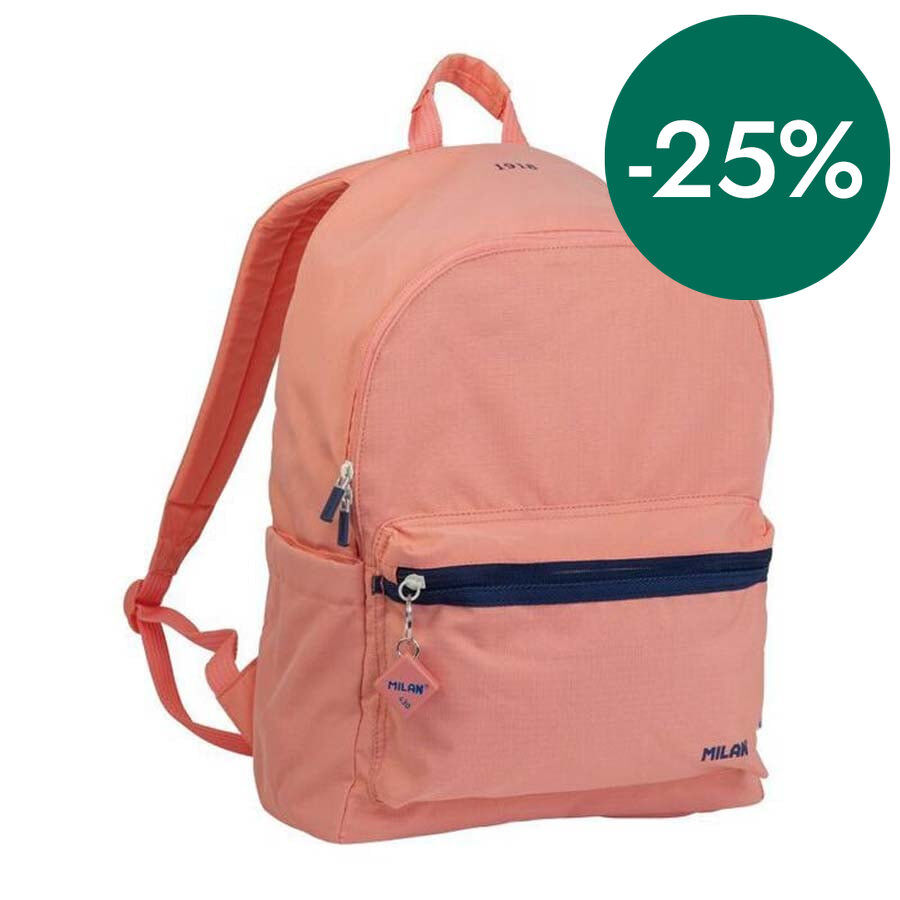 Mochila enrollable Milan 1918 rosa