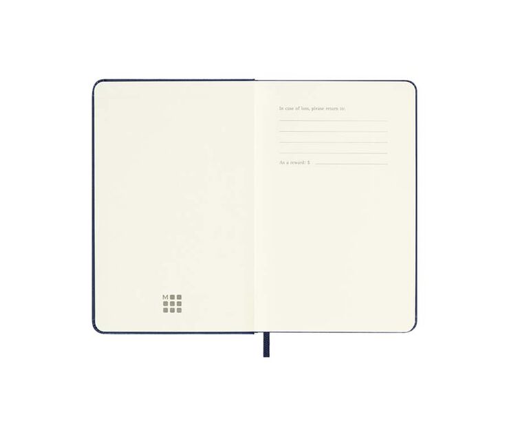 Libreta Moleskine P Azul Liso