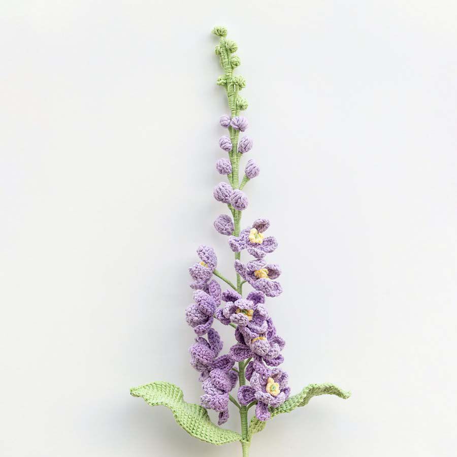 Flor de Ganchet Delphinium violeta