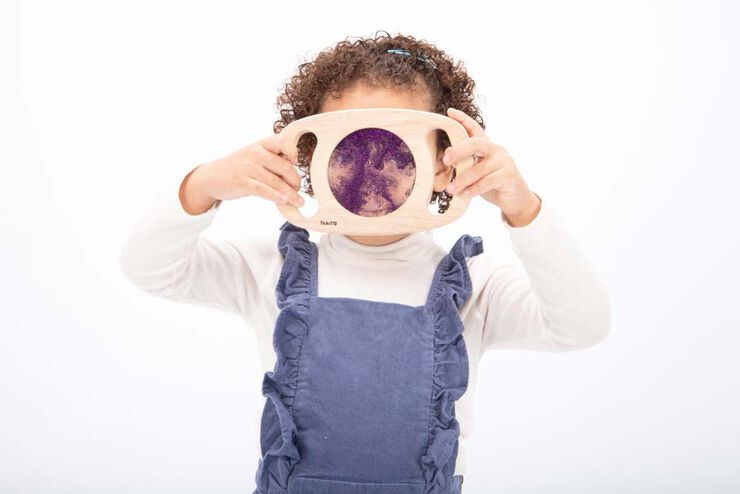 Panell d'observació Glitter TickIT Violeta