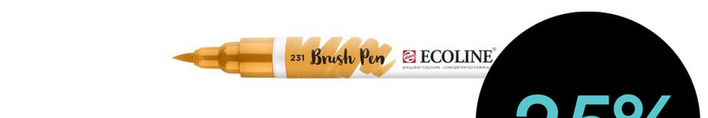 Retolador Ecoline Brush Pen ocre or 231