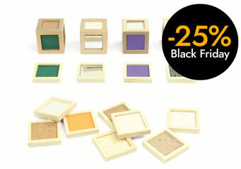 Cubos sensoriales de texturas