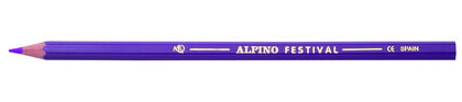 Lápiz de colores Alpino Festival Azul Claro 12 unidades