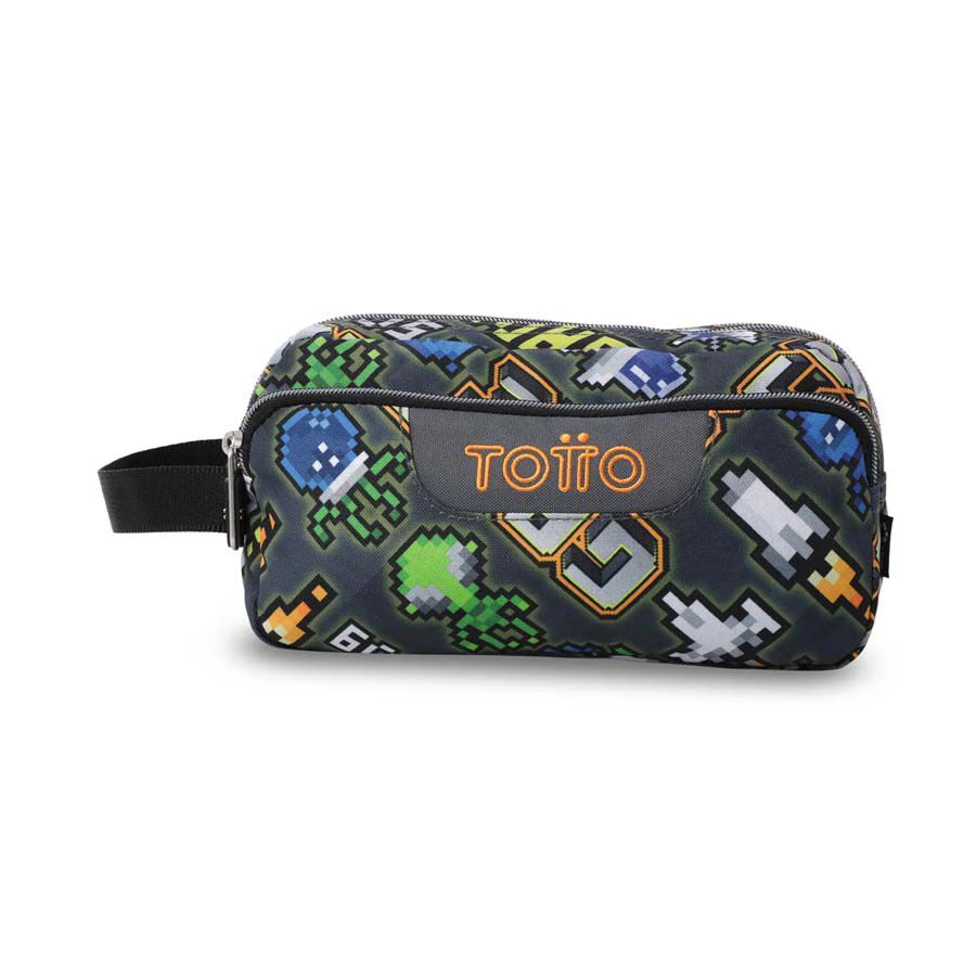 Estuche Totto 3 Cremalleras Arcade