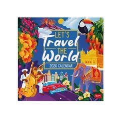 Calendari paret Legami 30x29cm 2026 Let's Travel