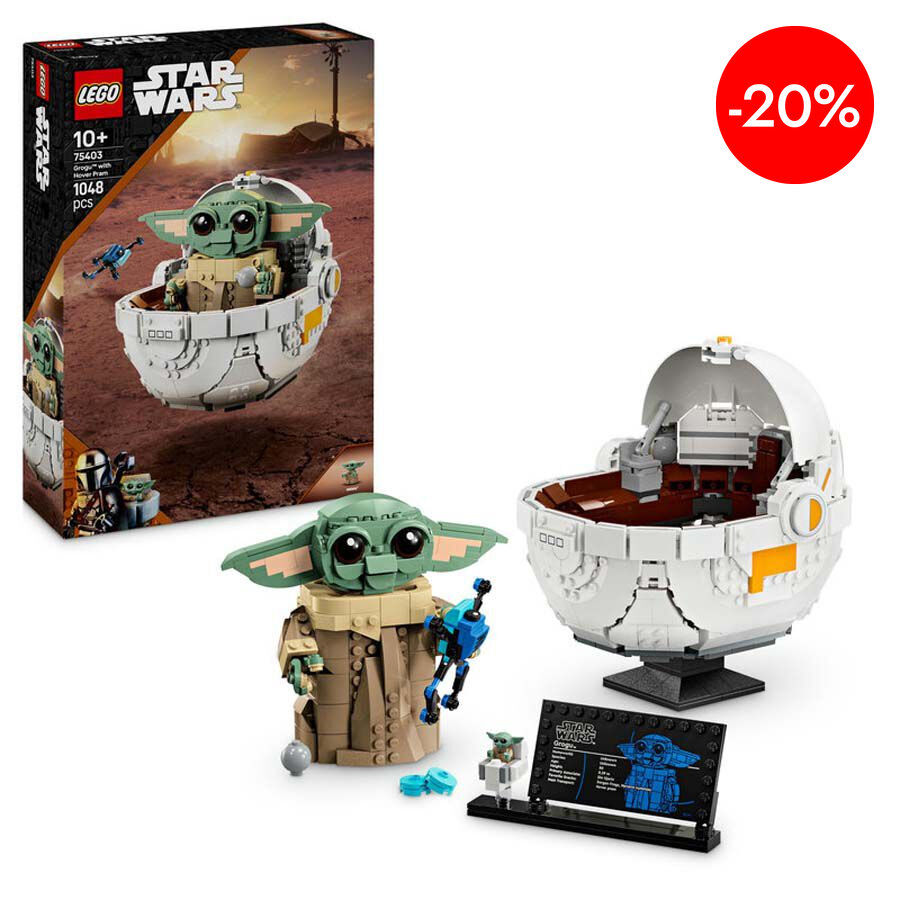 LEGO&reg; Star Wars TM Grogu&trade; con Aerocuna 75403