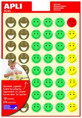 Gomets temàtics Mr. Smiley 12 fulls 48u