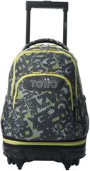 Motxilla amb rodes desmuntable Totto Tiza Texgrunge