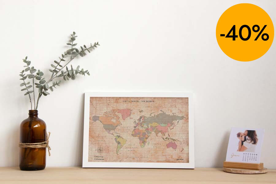 Mapa suro S Miss Wood Old School amb marc