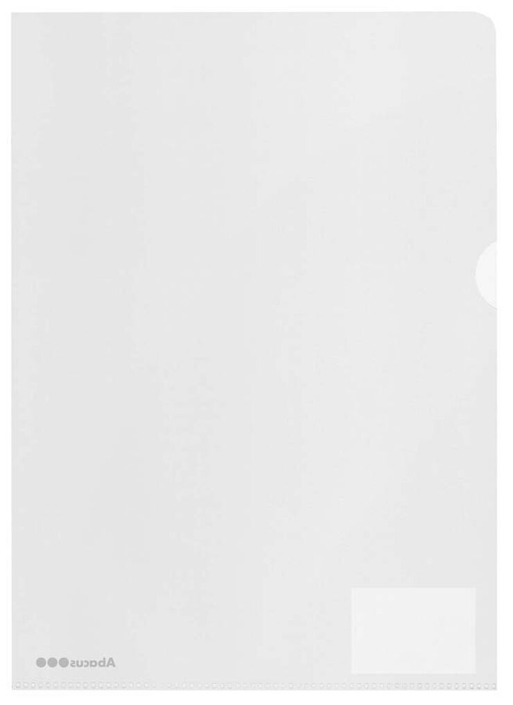 Funda Abacus plàstic transparent A4