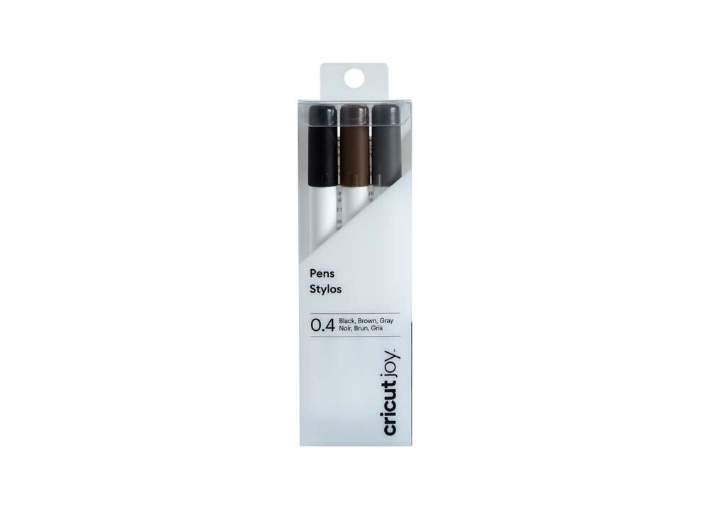 Joy Rotuladores 0,4mm 3 colores (negro,marr&oacute;n,gris)