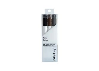 Joy Rotuladores 0,4mm 3 colores (negro,marr&oacute;n,gris)