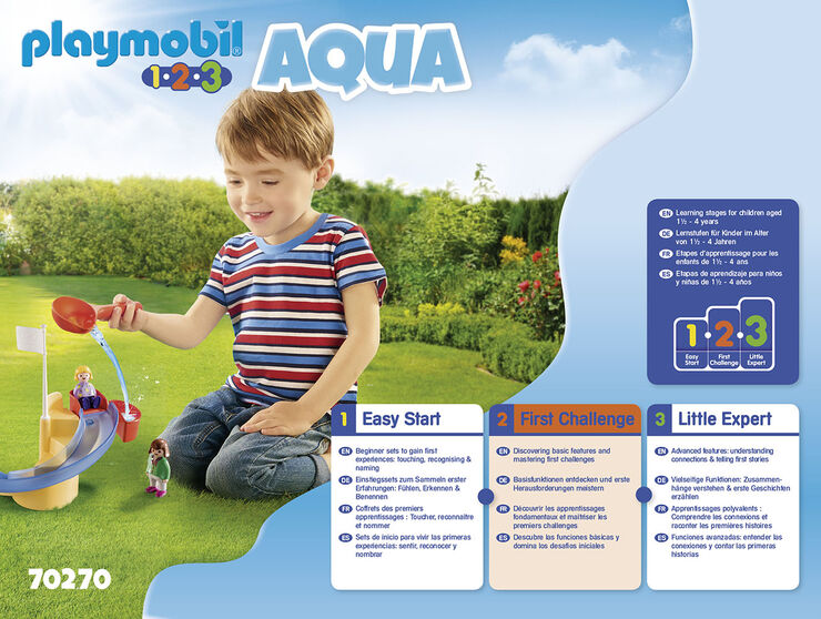 Playmobil 1.2.3 Tobogan Aquàtic 70270