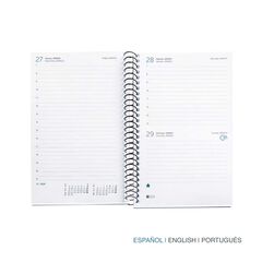 Agenda Espiral Miquelrius Activa dia/pàg mult 2026 Calm grafito