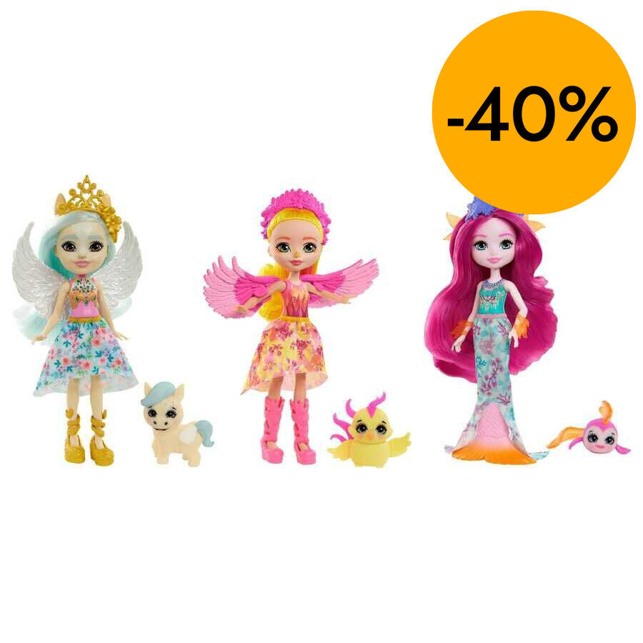 Mu&ntilde;eca secundaria Enchantimals surtida